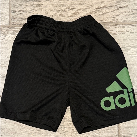 adidas Other - Adidas Boys Black Shorts with Green Logo 5